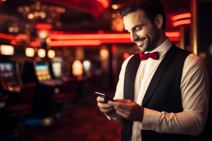 Ilustrasi tim customer service memberikan bantuan login online